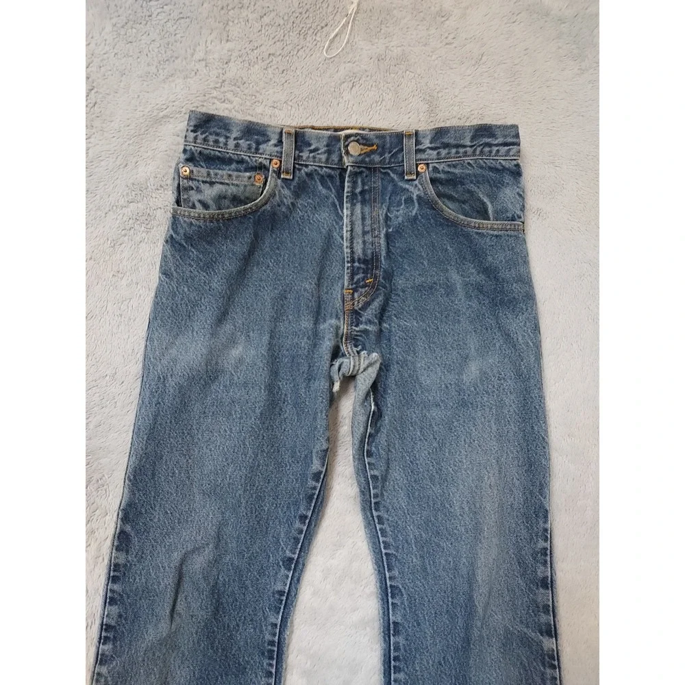 Vintage Levis 517 Jeans Mens 32x30 Grunge Thrashed Blue Bootcut Cowboy Blue 2007